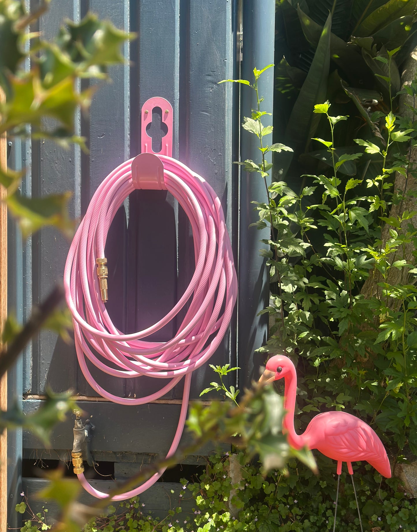Pink Peony Hose & Hanger